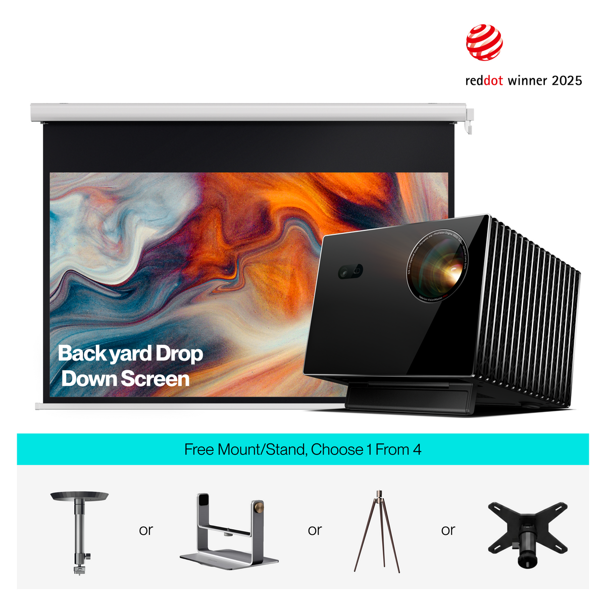 AWOL Valerion Max | Professional Grade 4K Home Theater Projector