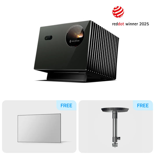 VisionMaster Pro2 + Free Matte White Screen and Ceiling Bracket